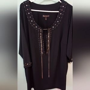 Womens sexy studded top
